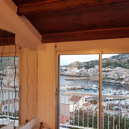 Cabanon Vue Mer Et Calanques Les Goudes Marseille Bagian luar foto
