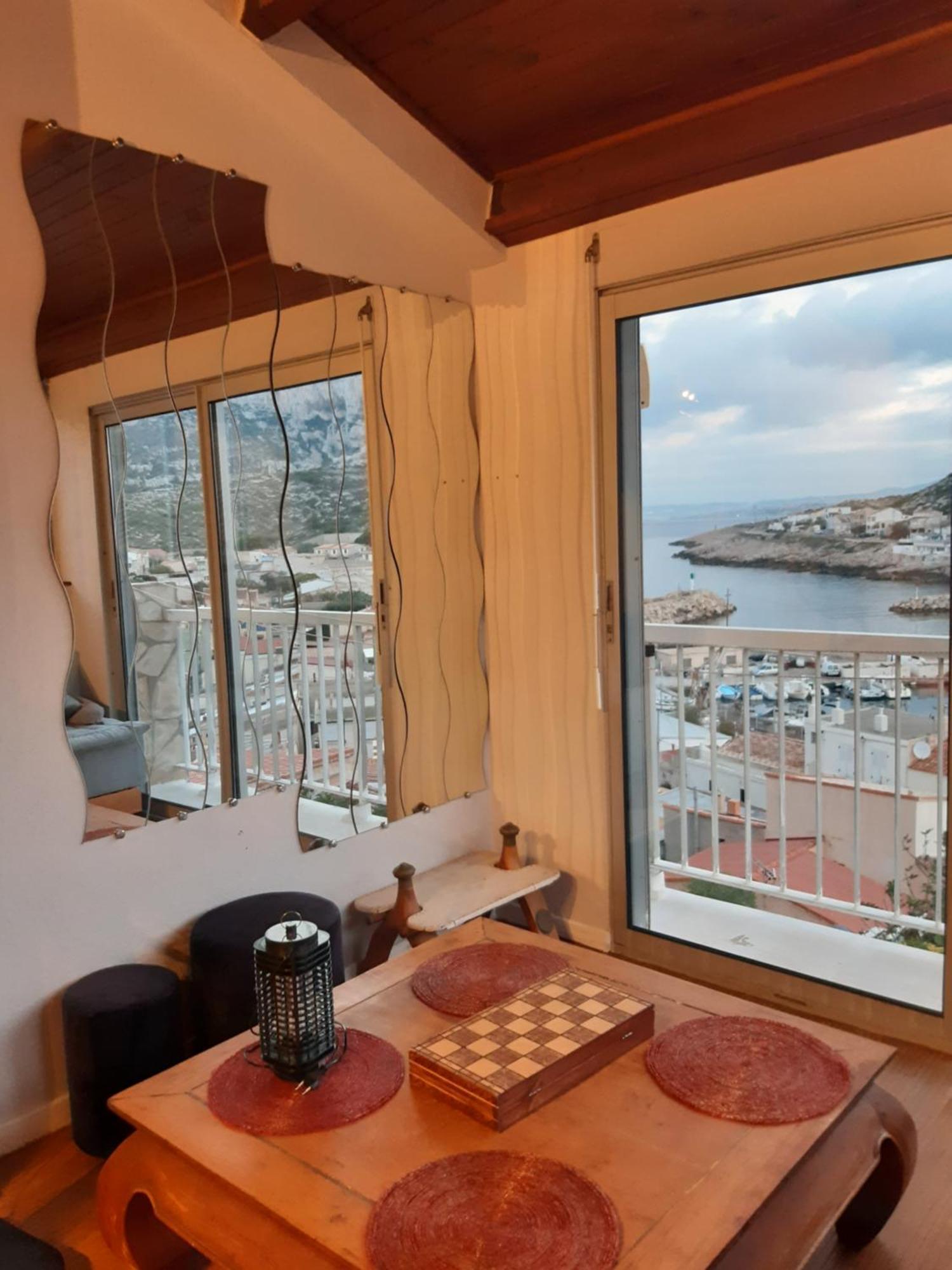 Cabanon Vue Mer Et Calanques Les Goudes Marseille Bagian luar foto