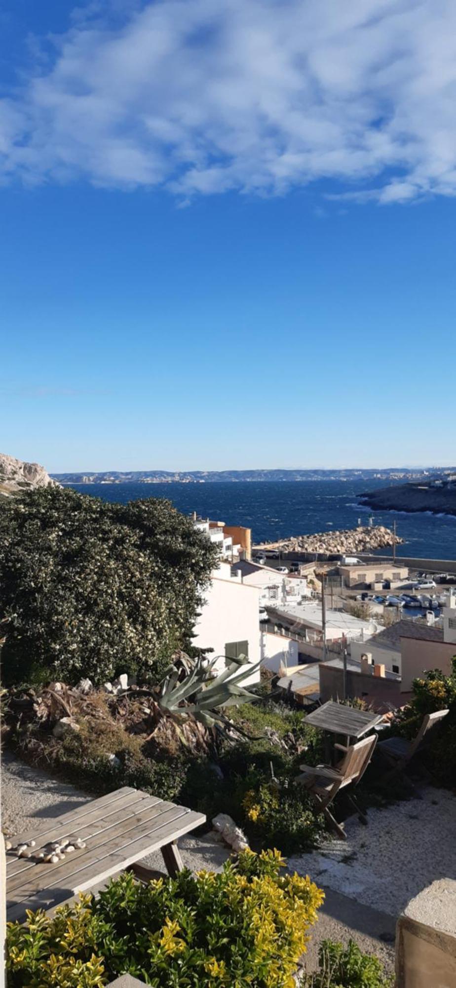 Cabanon Vue Mer Et Calanques Les Goudes Marseille Bagian luar foto