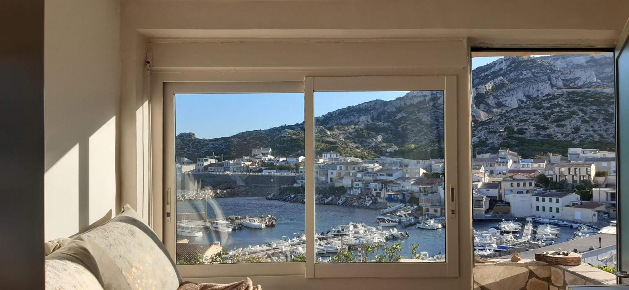 Cabanon Vue Mer Et Calanques Les Goudes Marseille Bagian luar foto