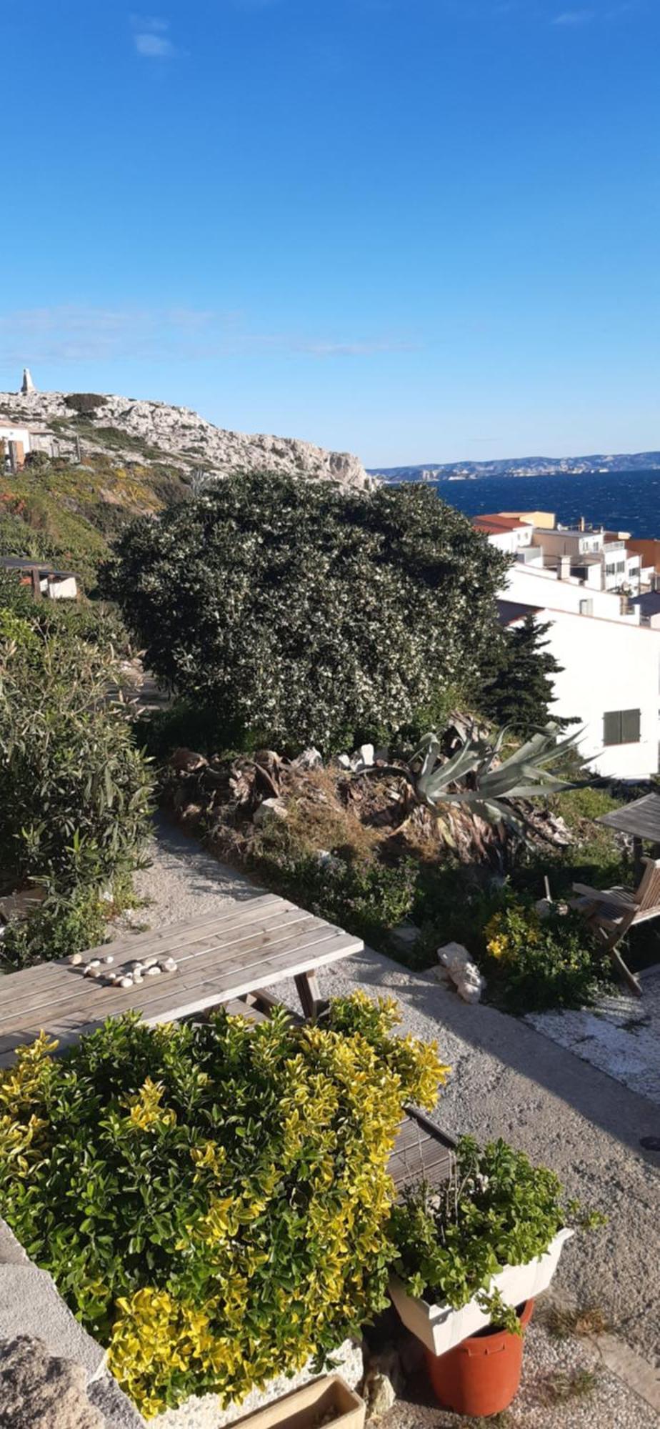 Cabanon Vue Mer Et Calanques Les Goudes Marseille Bagian luar foto