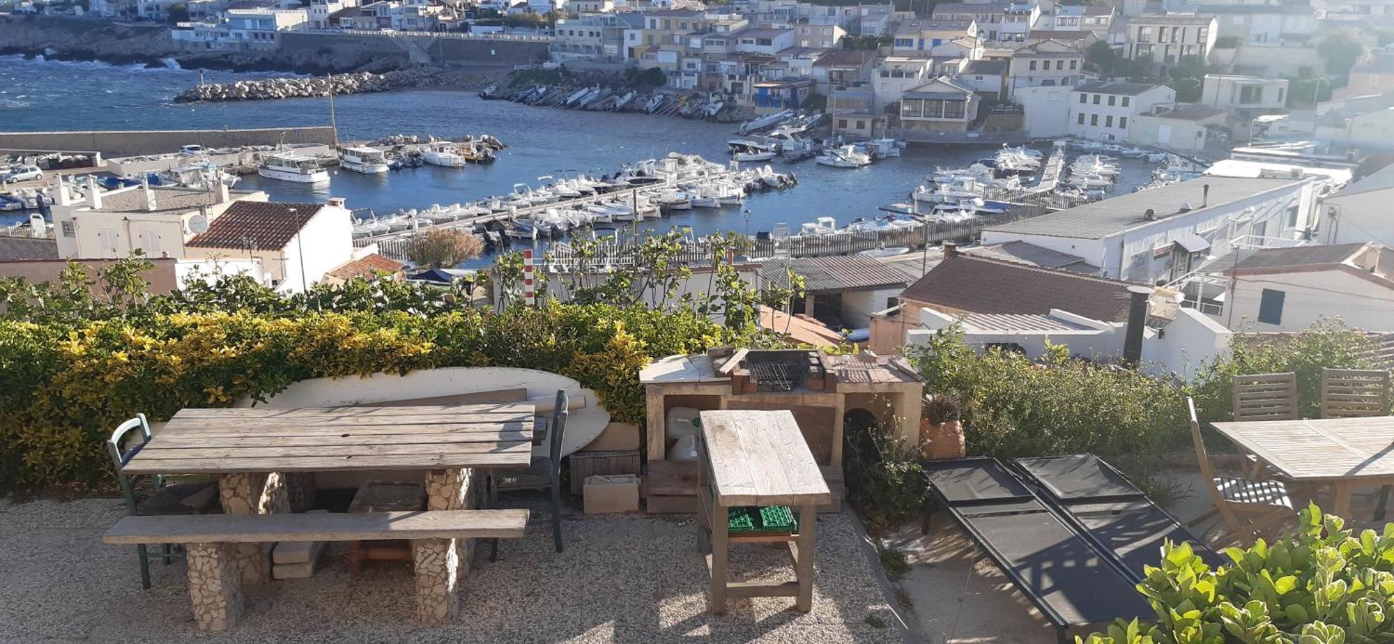 Cabanon Vue Mer Et Calanques Les Goudes Marseille Bagian luar foto